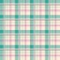 Preview: Spritzschutz Küche Grün Rosa Tartan