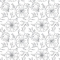 Preview: Spritzschutz Küche Blumen Grafik