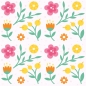 Preview: Spritzschutz Küche Sommerblumen