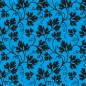 Preview: Spritzschutz Küche Blauer Floral