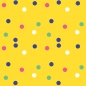 Preview: Spritzschutz Küche Konfetti Punkte Gelb