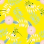 Preview: Spritzschutz Küche Gelbe Tropen Blume