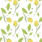 Preview: Spritzschutz Küche Tulpen in Gelb