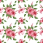 Preview: Spritzschutz Küche Aquarell Hibiskus Blume