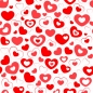 Preview: Spritzschutz Küche Rotes Herz Muster