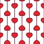 Preview: Spritzschutz Küche Heart in Red