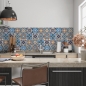 Mobile Preview: Spritzschutz Küche Patchwork Tiles