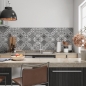 Preview: Spritzschutz Küche Dekorative Patchwork Design