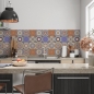 Preview: Spritzschutz Küche Oriental Tiles