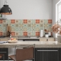 Preview: Spritzschutz Küche Keramikfliesen Patchwork