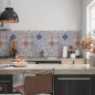 Preview: Spritzschutz Küche Barcelona Tiles