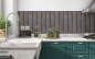 Preview: Spritzschutz Küche Rustikale Holzplatten