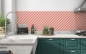 Preview: Küchenrückwand Linien Pink