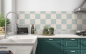 Preview: Küchenrückwand Pastellfarbene Karos