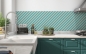 Preview: Küchenrückwand Diagonal Muster