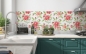 Preview: Küchenrückwand Rosen Vintage Stil