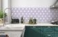Preview: Küchenrückwand Retro Polka Dots