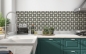 Preview: Küchenrückwand Moderne Gitter Muster