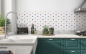 Preview: Küchenrückwand Colourful Polka Dot