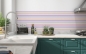 Preview: Küchenrückwand Pastellfarbene Linien