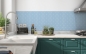 Preview: Küchenrückwand Baby Blaue Sternpunkte