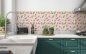 Preview: Küchenrückwand Aquarell Rose