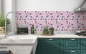 Preview: Küchenrückwand Watercolor Rosen