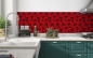 Preview: Küchenrückwand Red Floral