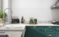 Preview: Küchenrückwand Streifen Diagonal