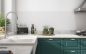 Preview: Küchenrückwand Diagonal Striche
