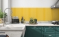 Mobile Preview: Küchenrückwand Gelbe Streifen Motiv