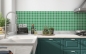 Mobile Preview: Küchenrückwand Grüne Karos