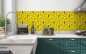 Preview: Küchenrückwand Gelb Blumen Vielfalt