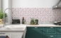 Preview: Küchenrückwand Pinke Blumenwelt