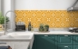 Preview: Küchenrückwand Orange Ornament