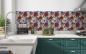 Preview: Küchenrückwand Barock Blumen