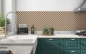 Preview: Küchenrückwand Geometrie Retro Stil