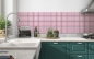 Preview: Küchenrückwand Pink Tartan Stil