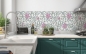 Preview: Küchenrückwand Blumen Motiv