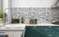 Preview: Küchenrückwand Dekorative Hortensien