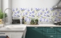 Preview: Küchenrückwand Flieder Blumen