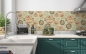 Preview: Küchenrückwand Retro Muster
