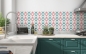 Preview: Küchenrückwand Argyle Muster
