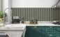 Preview: Küchenrückwand Linien Retro Stil