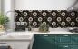 Preview: Küchenrückwand Sonnenblumen Muster