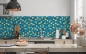Mobile Preview: Küchenrückwand Gelb Blau Lichtpunkte