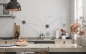 Preview: Küchenrückwand Techno Kreis Linie
