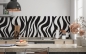 Preview: Küchenrückwand Zebra Muster