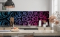 Preview: Küchenrückwand Farbige Mandala