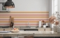 Preview: Küchenrückwand Rosa Orange